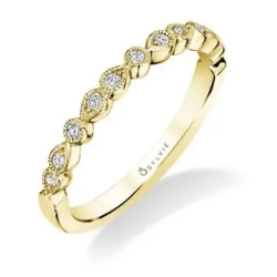 Half Anniversary 1/10 ctw Diamond Wedding Band