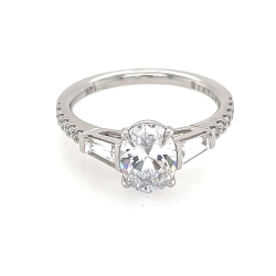 0.60ctw Diamond Semi-Mount Ring
