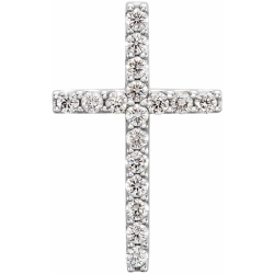 1/5ctw Diamond Cross Pendant