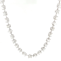 Mixed-Shapes Diamond Necklace