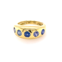 Blue Sapphire Band Blue Sapphire Band