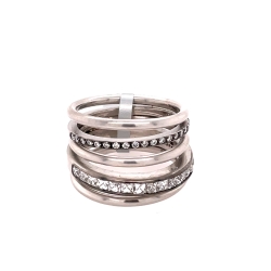 Diamond Spiral Ring
