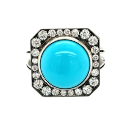Cabochon Turquoise Ring