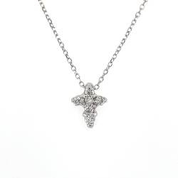 Cross Diamond Pendant Necklace