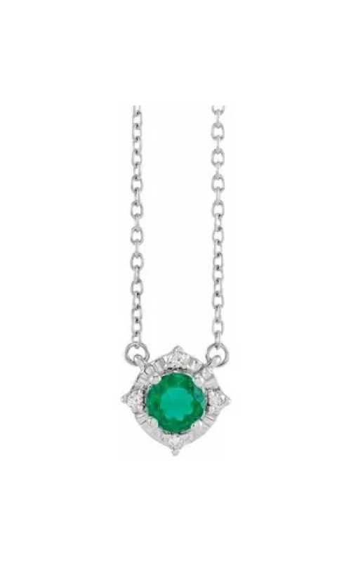 Lab-Grown Emerald Necklace