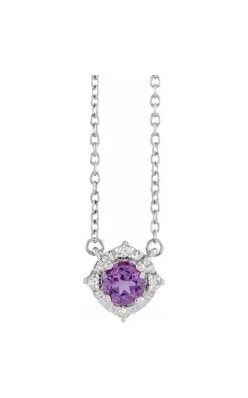 Amethyst Pendant Necklace