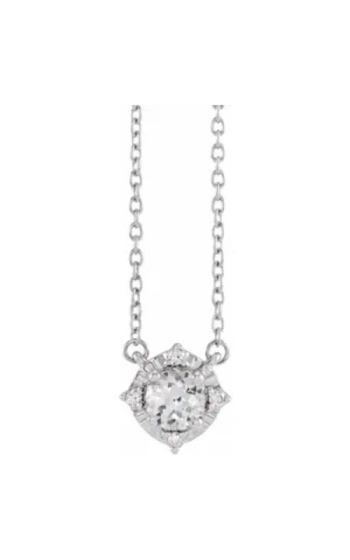 Lab-grown Sapphire Necklace