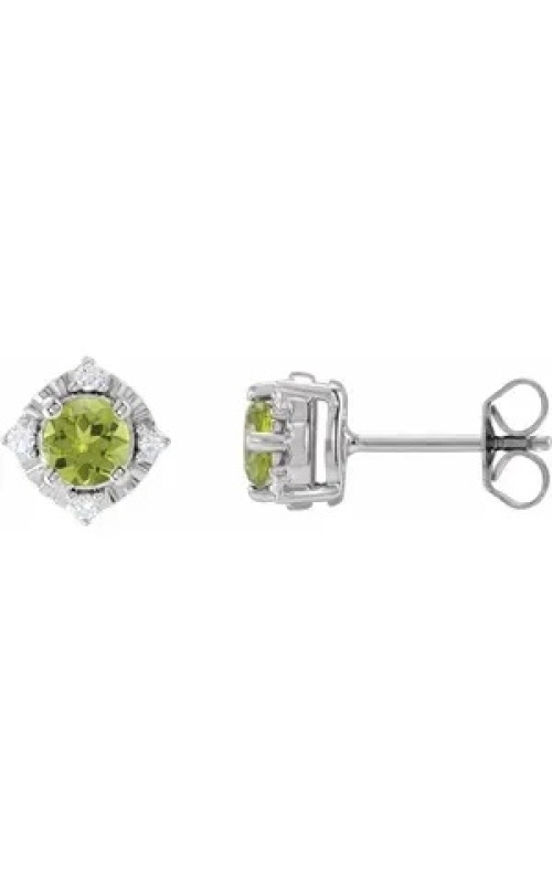 Peridot Studs