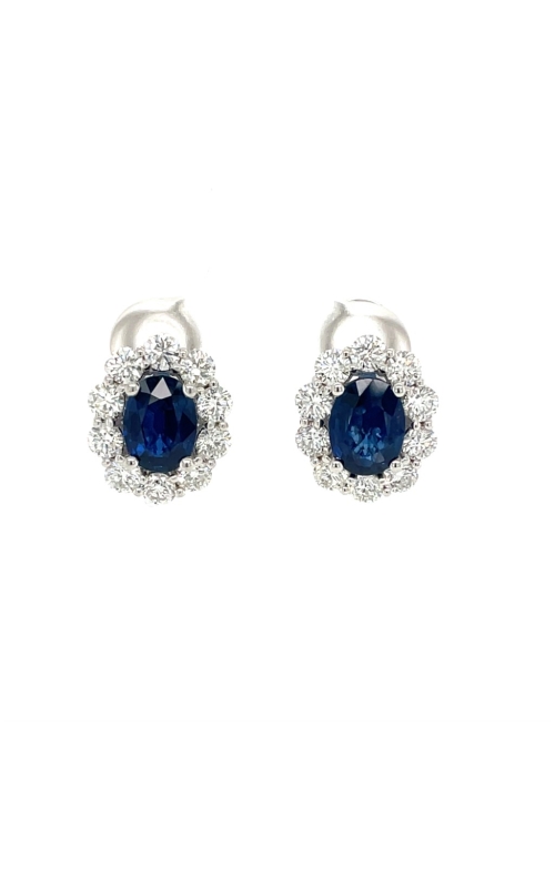 Blue Sapphire Earrings