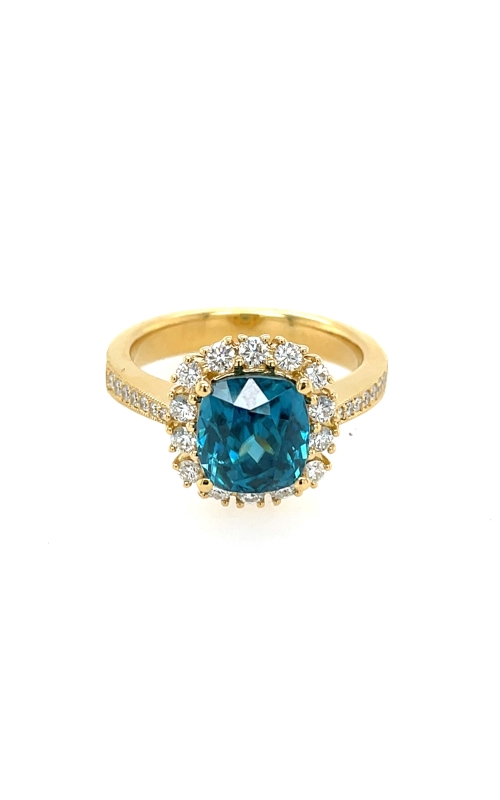 Blue Zircon Ring