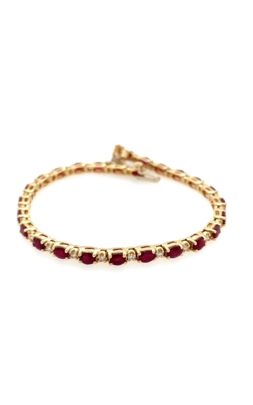 Ruby Line Bracelet