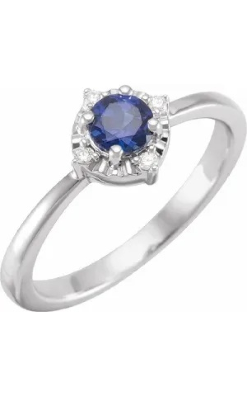 Lab-grown Sapphire Ring