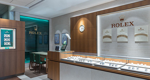 Clarkes Jewelers Rolex Showroom