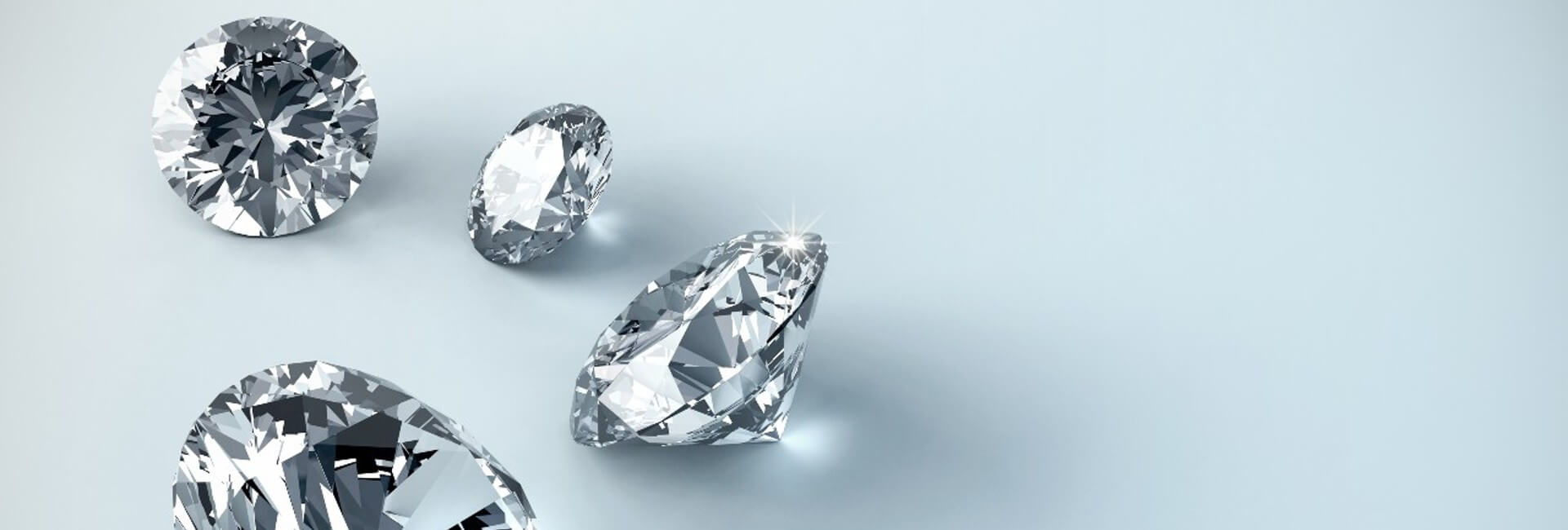 Image title Diamonds on blue background mobile